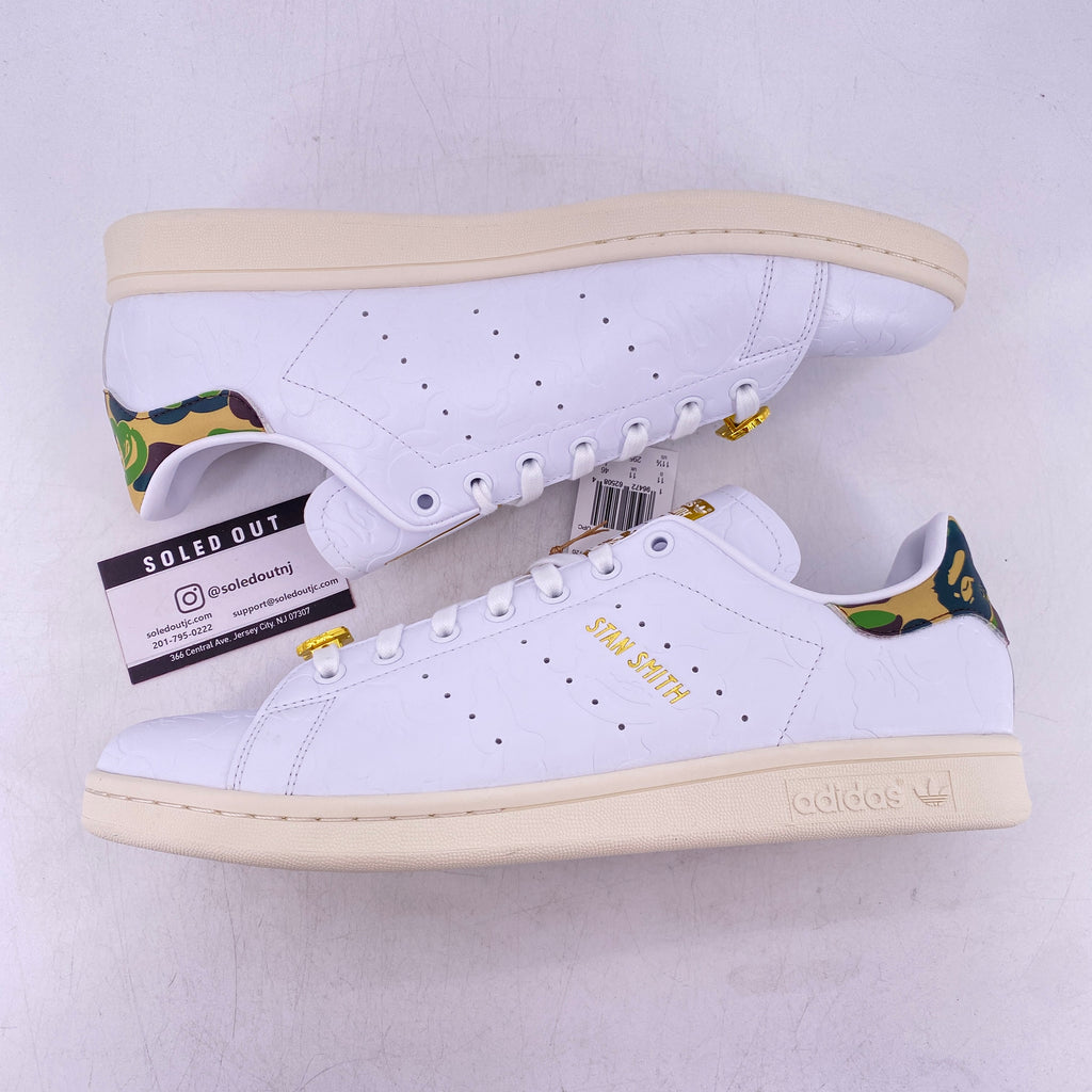 Adidas Stan Smith "Bape 30Th Anniversary White" 2023 New Size 11.5