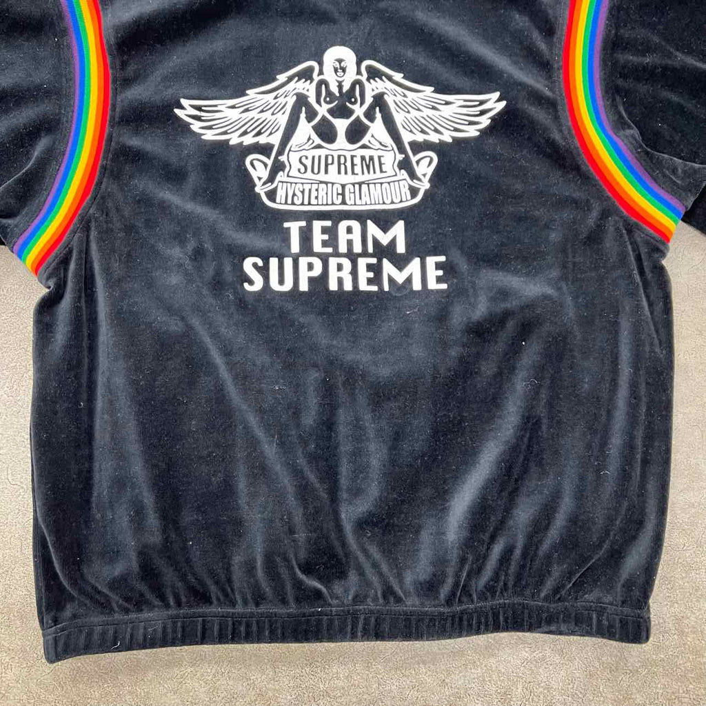 Supreme Jacket "HYSTERIC GLAMOUR" Black Used Size L