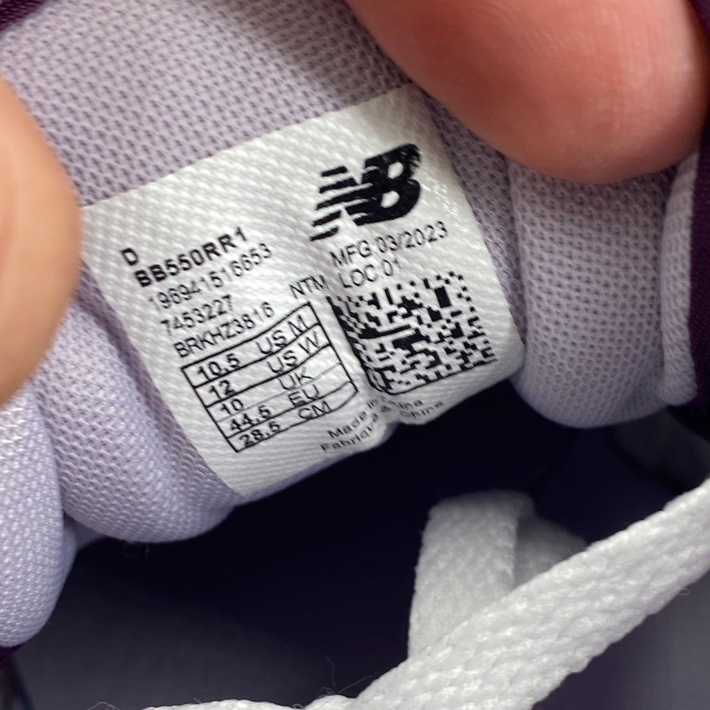 New Balance 550 "Rich Paul Forever Yours" 2023 Used Size 10.5