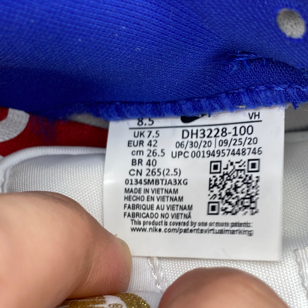 Nike SB Dunk Low "Supreme Blue Stars" 2021 Used Size 8.5