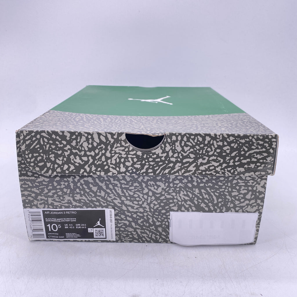 Air Jordan 3 Retro "Pine Green" 2021 New Size 10.5
