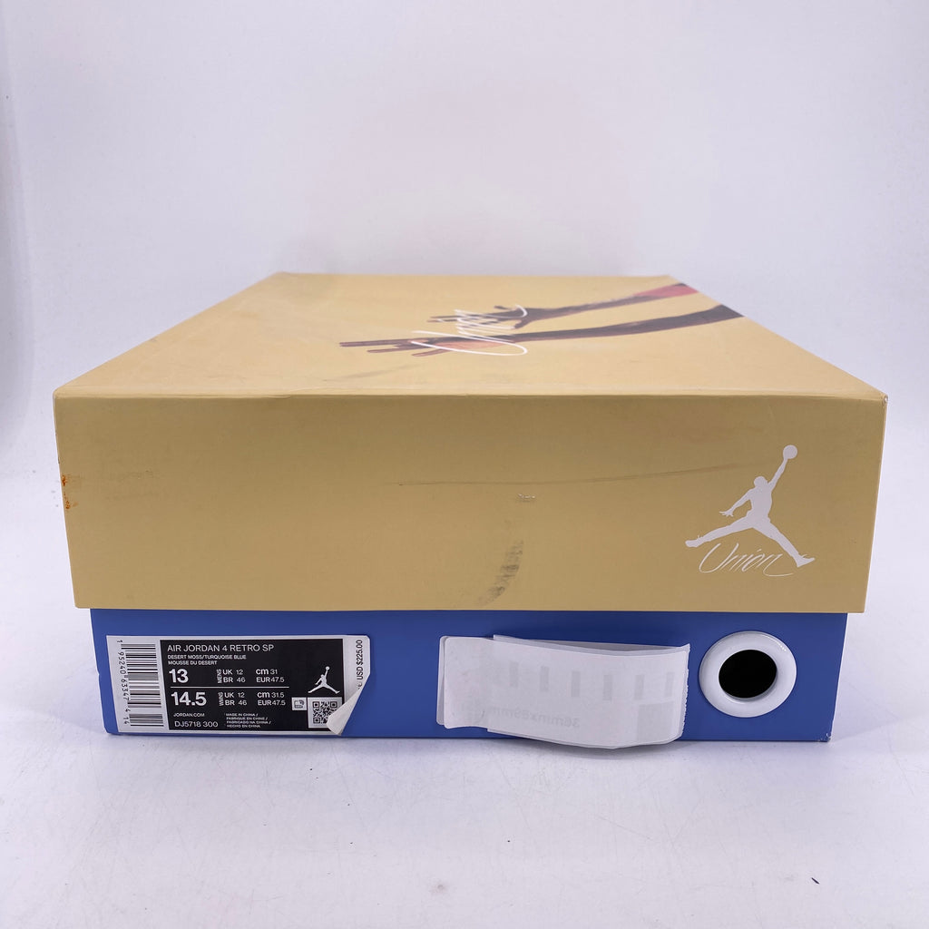 Air Jordan 4 Retro "Union Desert Moss" 2021 Used Size 13