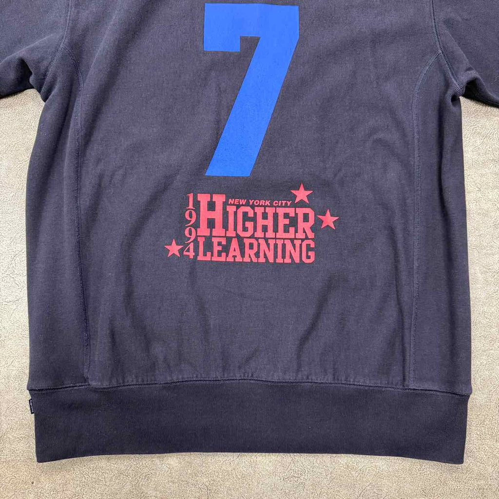 Supreme Crewneck Sweater "HIGHER LEARNING" Black Used Size XL