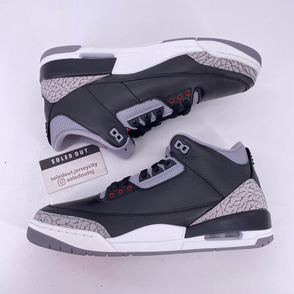 Air Jordan 3 Retro "Black Cement" 2024 New Size 11