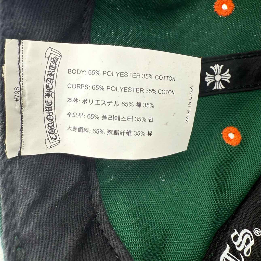 Chrome Hearts Snapback "MIAMI ART BASEL" Used Green Size OS