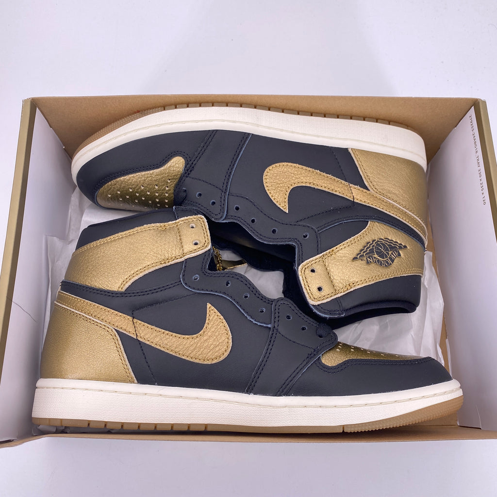Air Jordan 1 Retro High "Black Metallic Gold" 2024 New Size 10