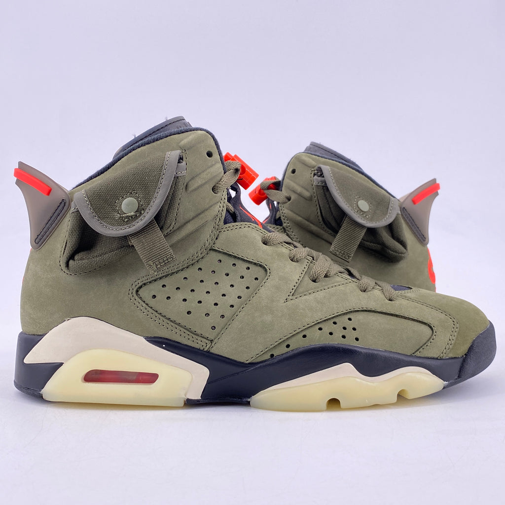 Air Jordan 6 Retro "Travis Scott Olive" 2019 Used Size 8