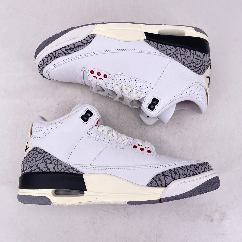Air Jordan 3 Retro "White Cement Reimagined" 2023 New Size 8.5