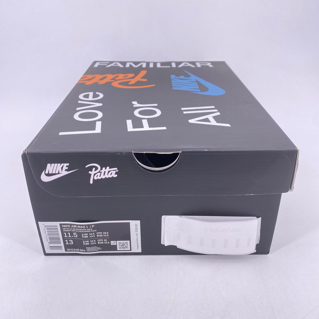 Nike Air Max 1 / Patta "Waves Aqua" 2021 New Size 11.5