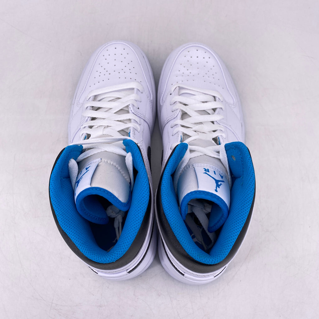 Air Jordan 1 Mid "Laser Blue" 2020 New Size 9.5