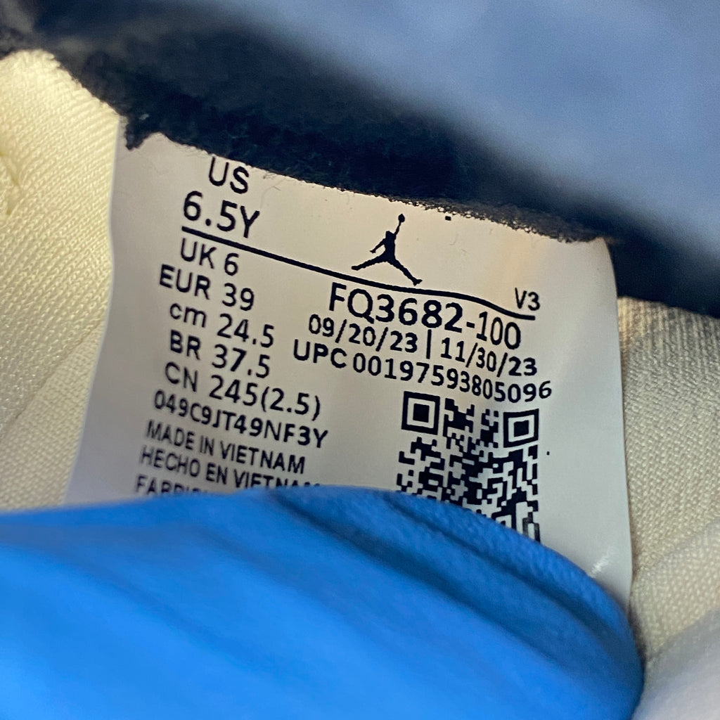 Air Jordan (GS) 5 Retro "Sail" 2024 New Size 6.5Y