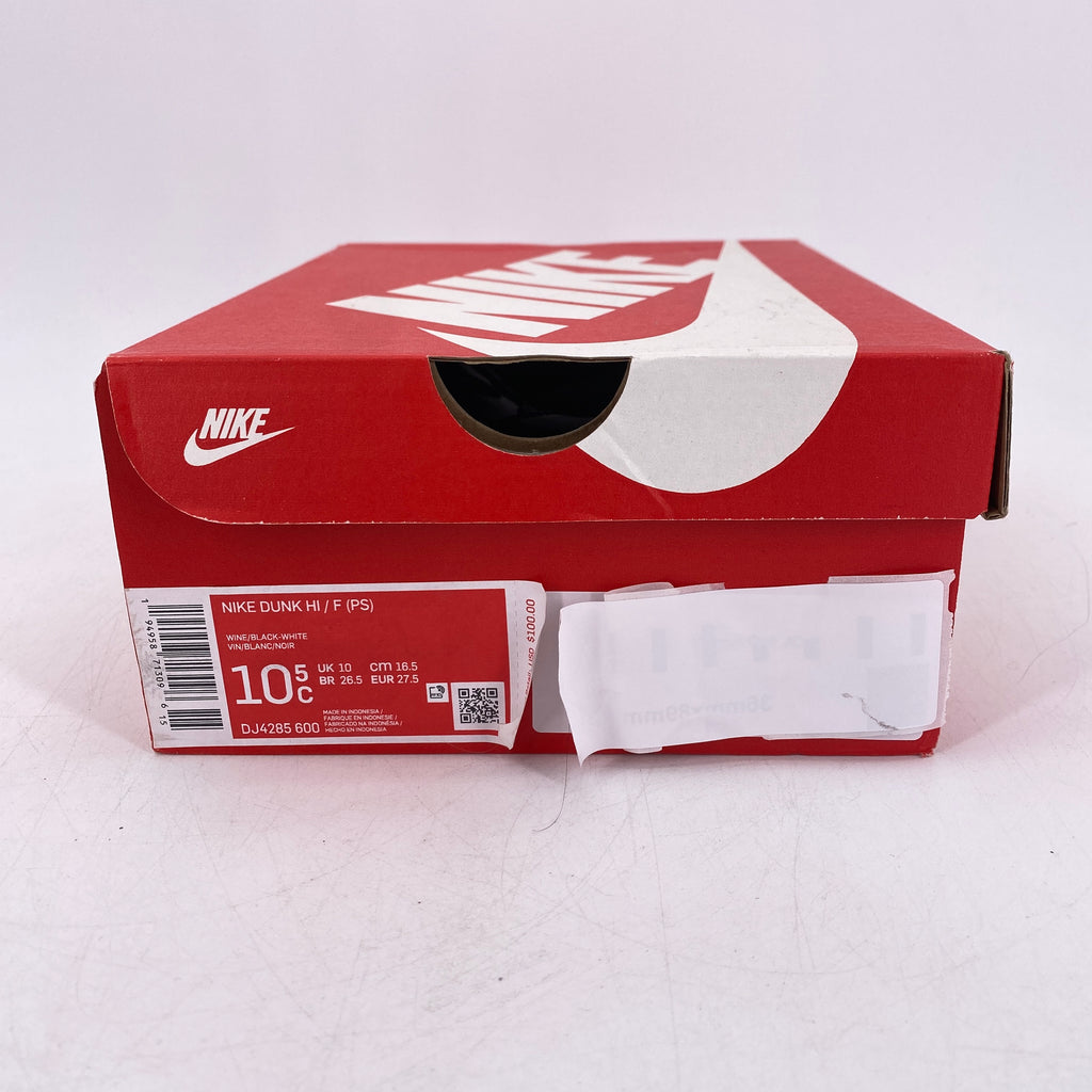 Nike (PS) Dunk High "Fragment" 2021 New Size 10.5C