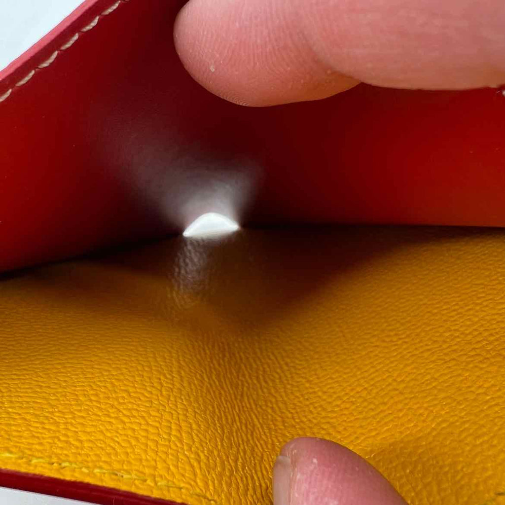 Goyard Wallet "SAINT PIERRE" New Red Size OS