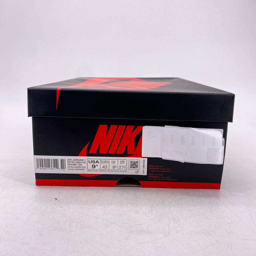 Air Jordan 1 Retro High OG "University Blue" 2021 New Size 9.5