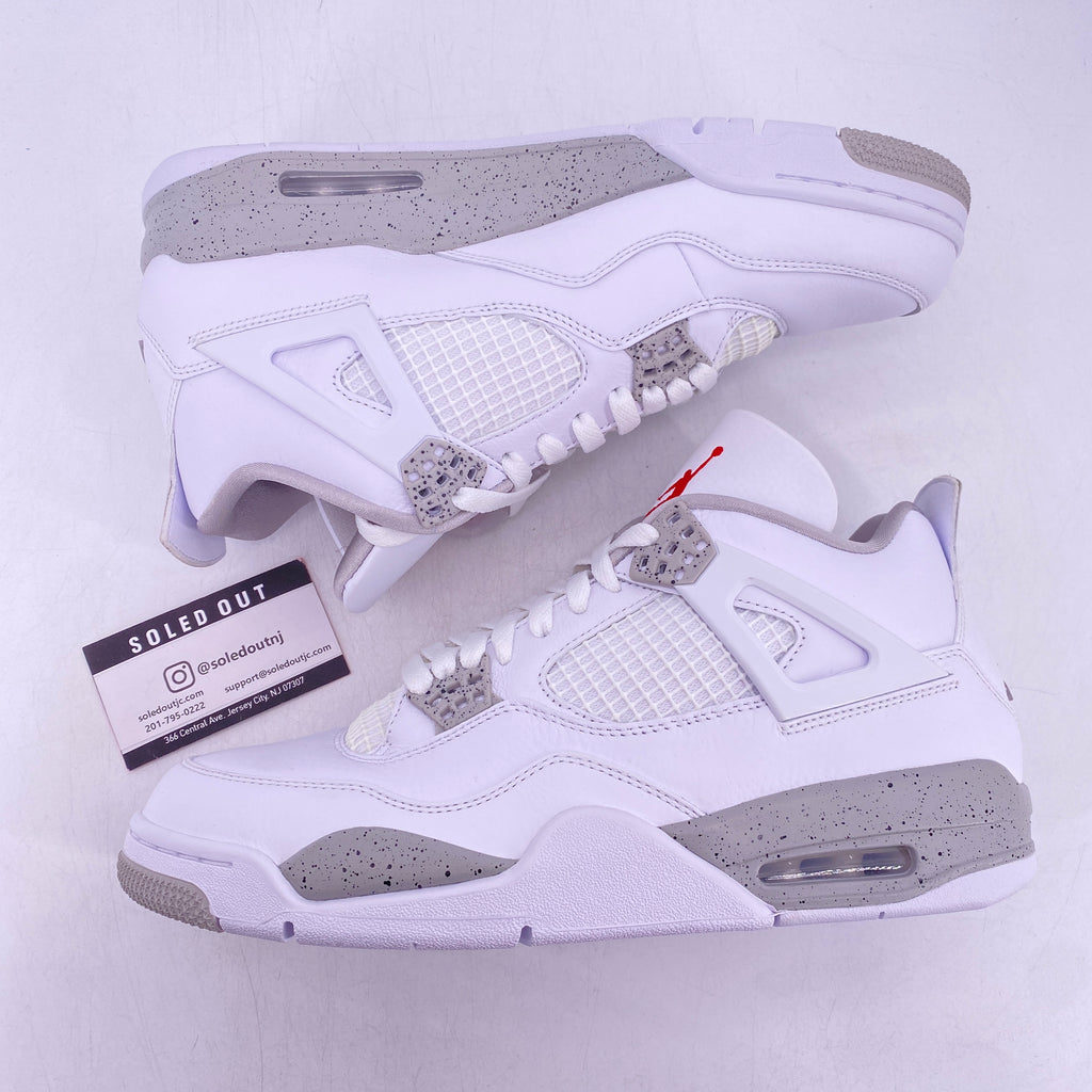 Air Jordan 4 Retro "White Oreo" 2021 New Size 10