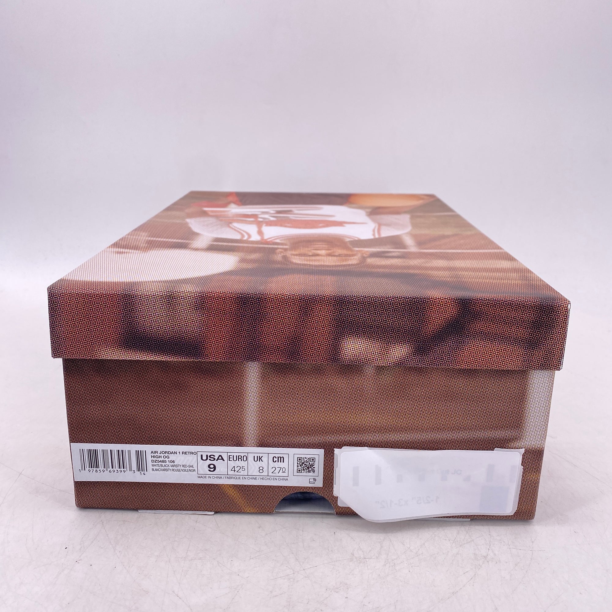Air Jordan 1 Retro High OG &quot;Black Toe Reimagined&quot; 2024 New Size 9