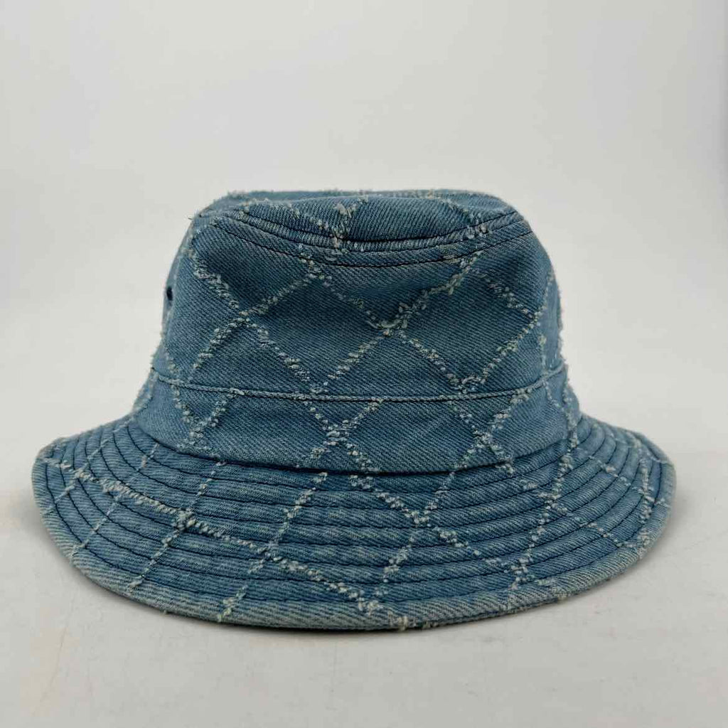 Supreme Bucket Hat "PUNCHED DENIM" Used Blue Size S/M