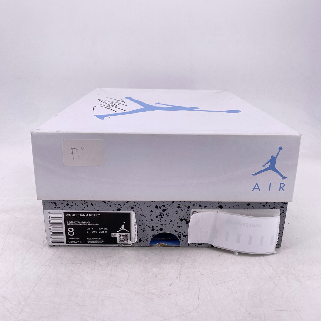 Air Jordan 4 Retro "University Blue" 2021 New Size 8