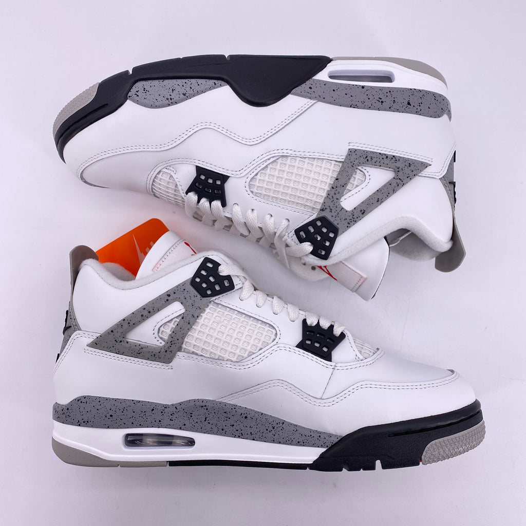 air jordan 4 white cement size 9