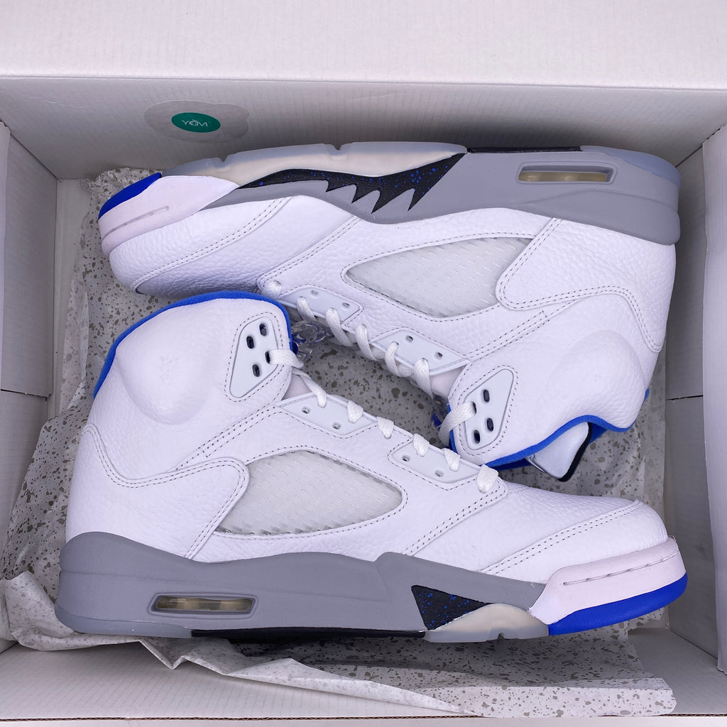 Air Jordan 5 Retro "White Stealth" 2021 New Size 10.5
