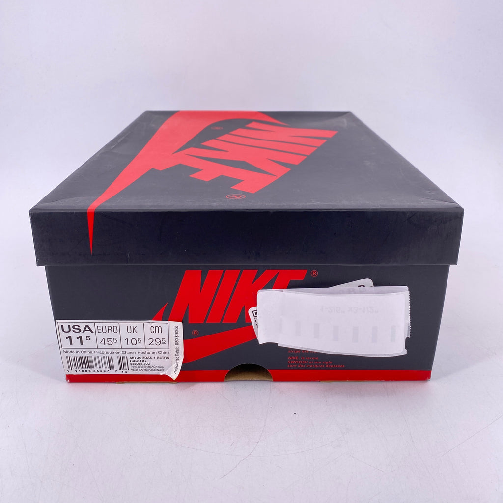 Air Jordan 1 Retro High OG "Pine Green" 2018 New Size 11.5