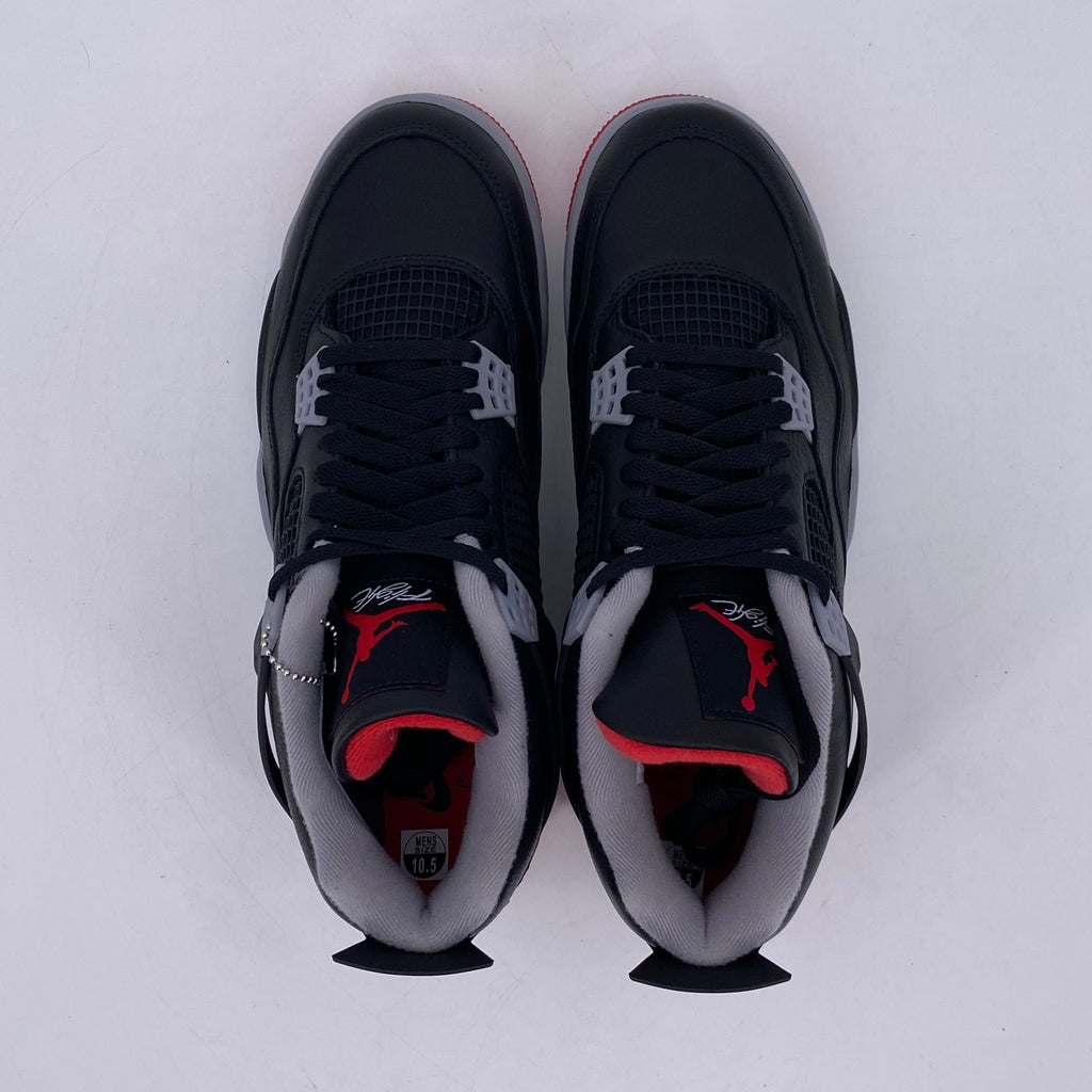 Air Jordan 4 Retro "Bred Reimagined" 2024 New Size 10.5