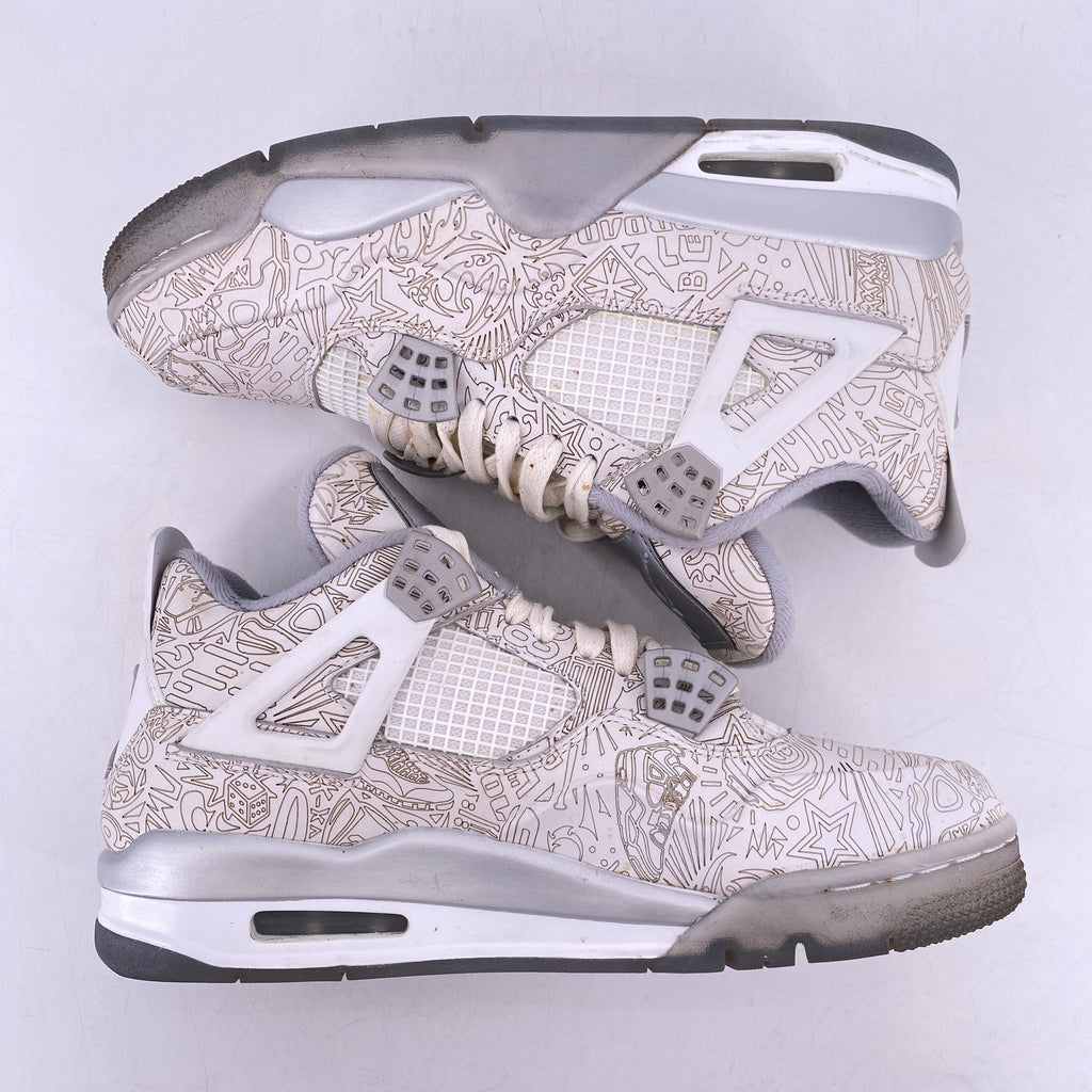 Air Jordan 4 Retro "30Th Anniversary Laser" 2015 Used Size 9