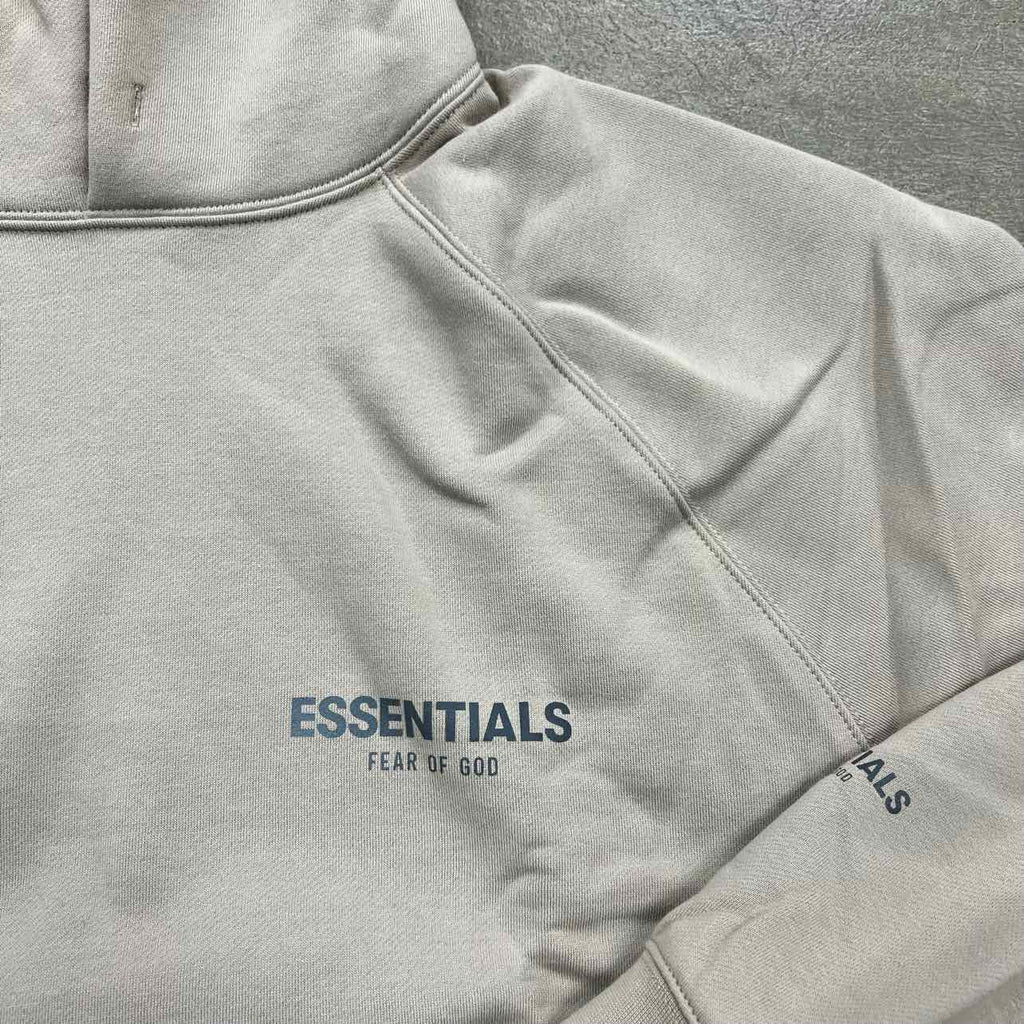 Fear of God Hoodie "ESSENTIALS" Tan New Size L
