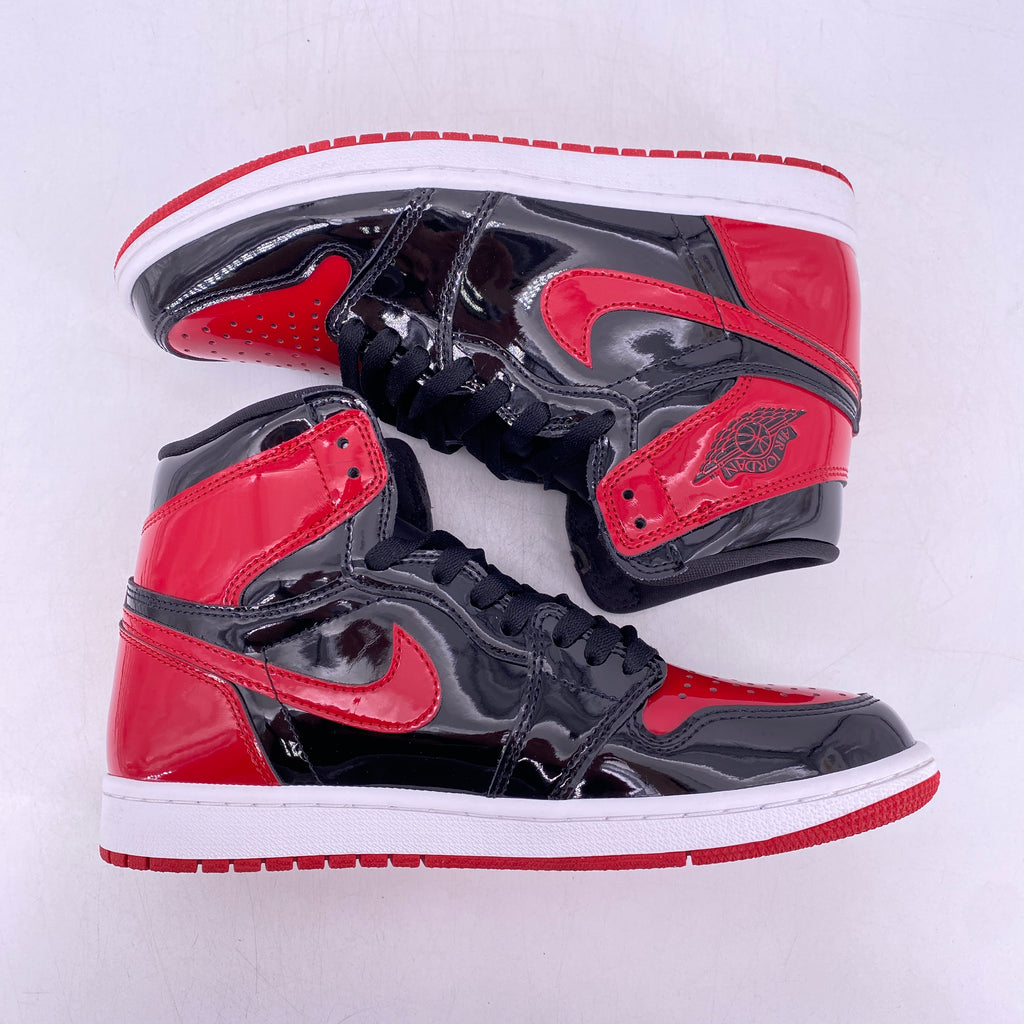 Air Jordan 1 Retro High "Patent Bred" 2021 Used Size 8