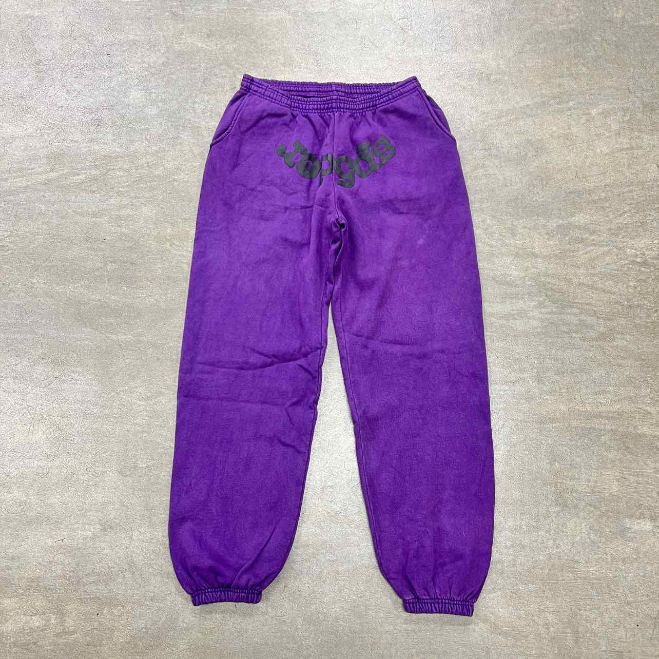 Sp5der Sweatpants "CLASSIC" Purple Used Size XL
