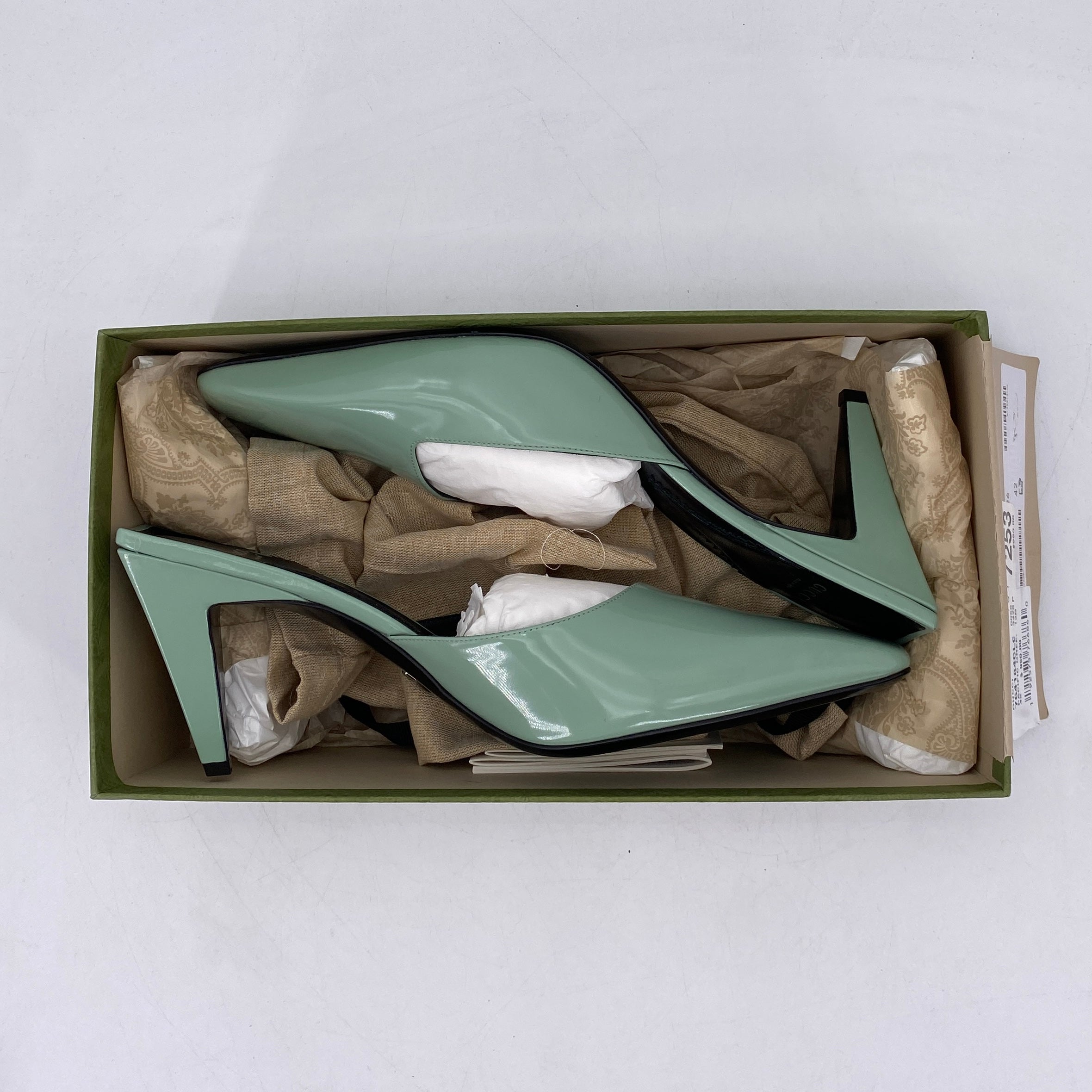 Gucci Mule &quot;Mallory Patent Leather&quot;  New Size 42W