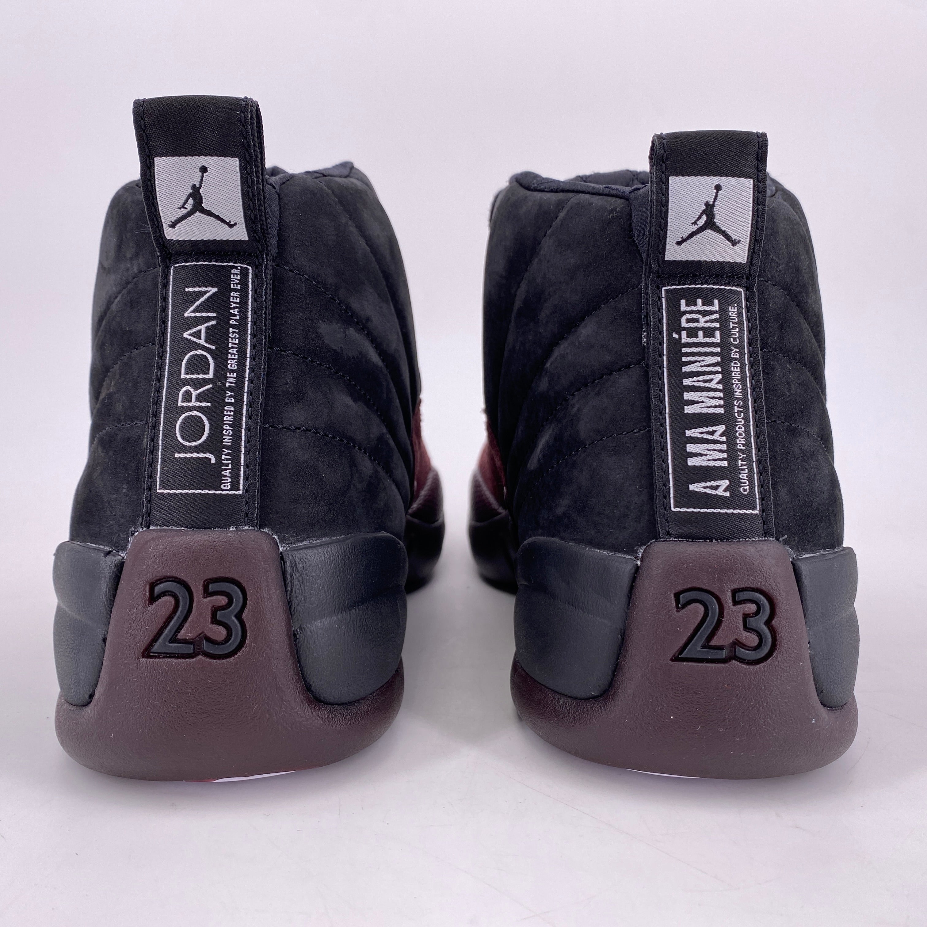 Air Jordan (W) 12 Retro &quot;A Ma Maniere Black&quot; 2023 New Size 11.5W