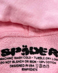 Sp5der Hoodie "WEB" Pink New Size S