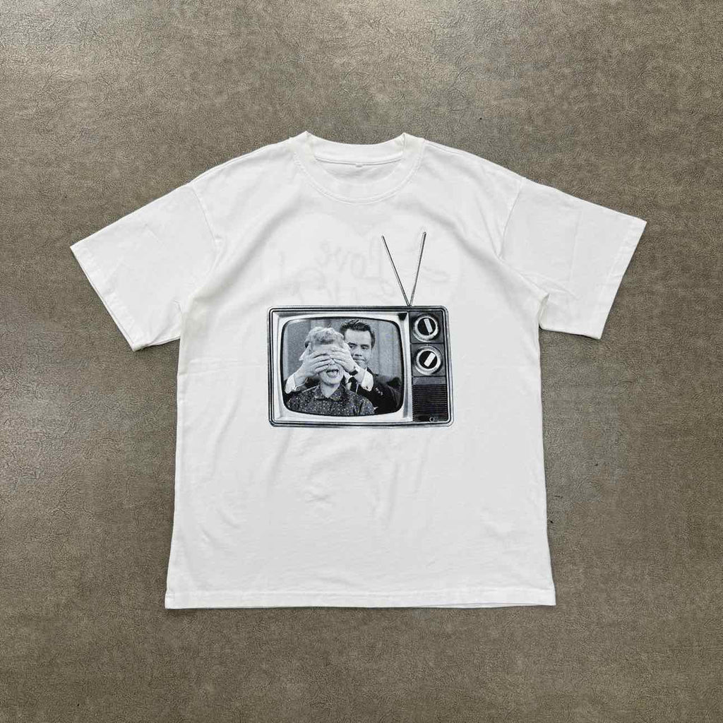 Soled Out T-Shirt "I LOVE LUCY" White New Size S