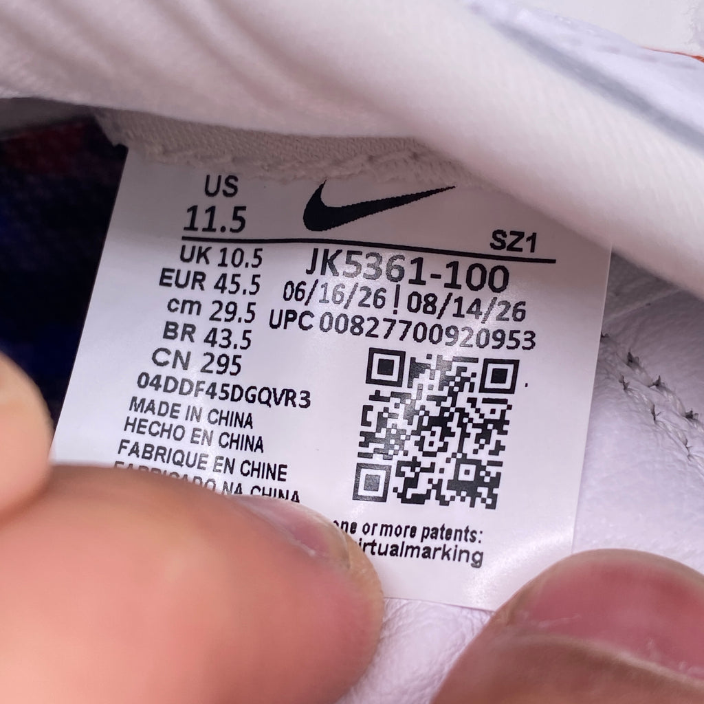 Nike Air Force 1 Low "Nyc Knicks" 2026 New Size 11.5