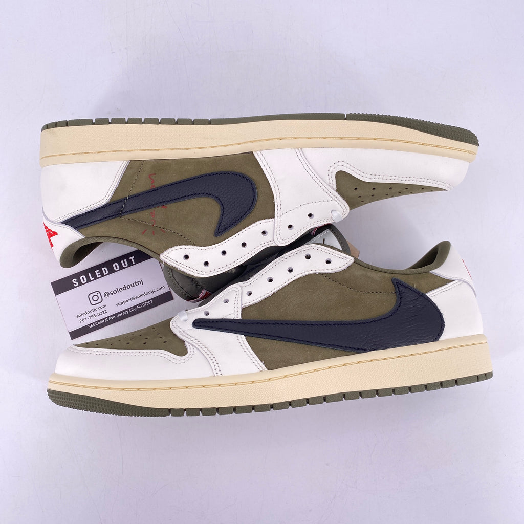 Air Jordan 1 Low OG SP "Travis Scott Medium Olive" 2024 New Size 12