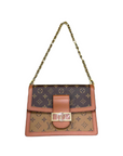 Louis Vuitton Shoulder Bag "DAUPHINE MM" New Brown Size MM