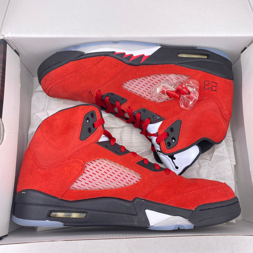 Air Jordan 5 Retro "Raging Bull Red Suede" 2021 Used Size 12
