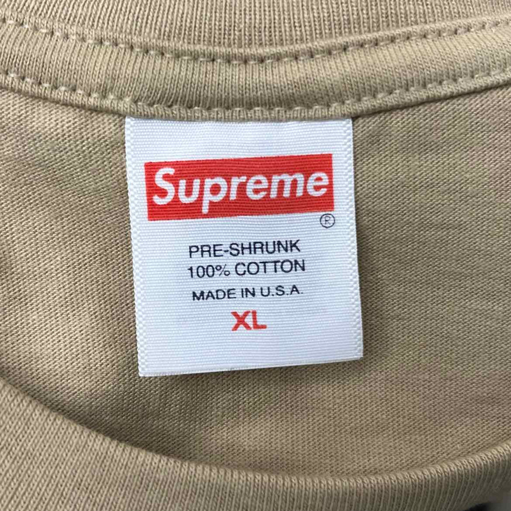 Supreme T-Shirt "EVERLAST" Khaki New Size XL