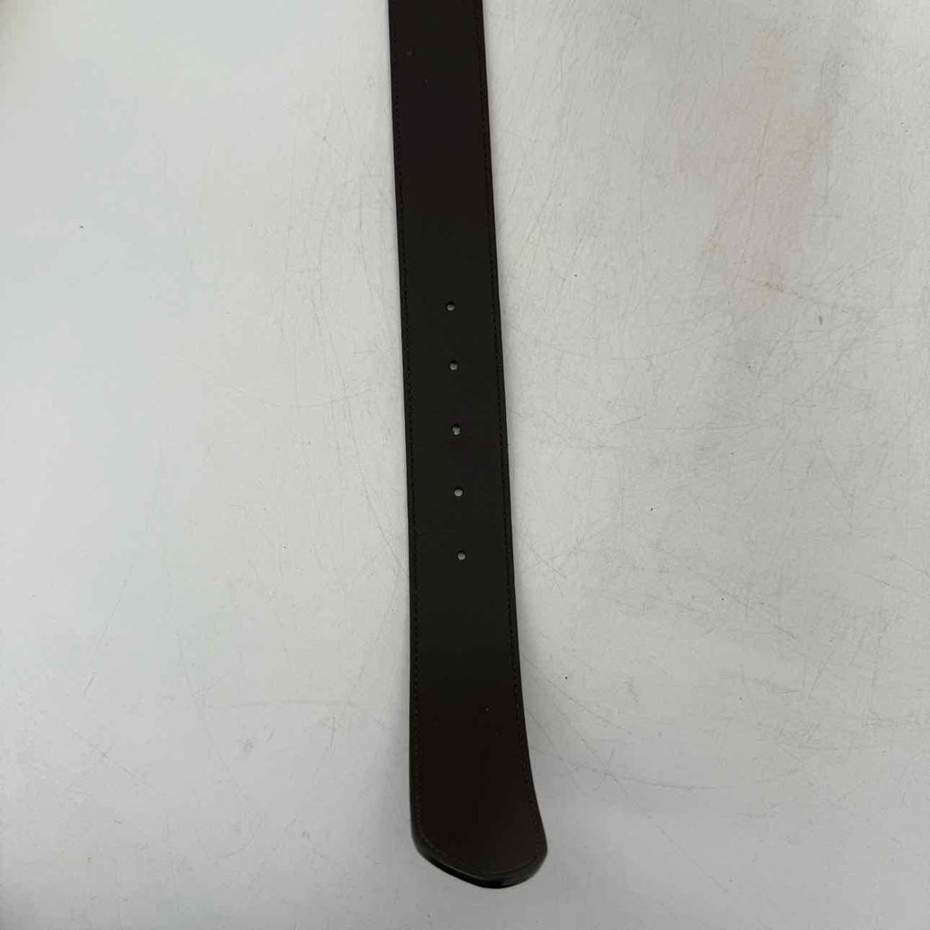 Gucci Belt "GOLD BUCKLE" Used Brown Size 38
