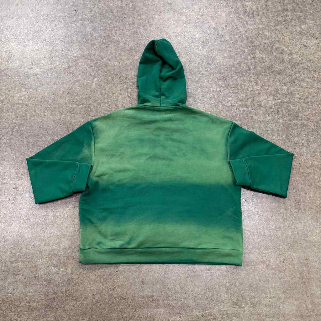 WHO DECIDES WAR Hoodie "CHAPEL" Green Used Size M