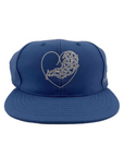 Chrome Hearts Fitted Hat "VINE HEART" New Blue Size 7 1/4