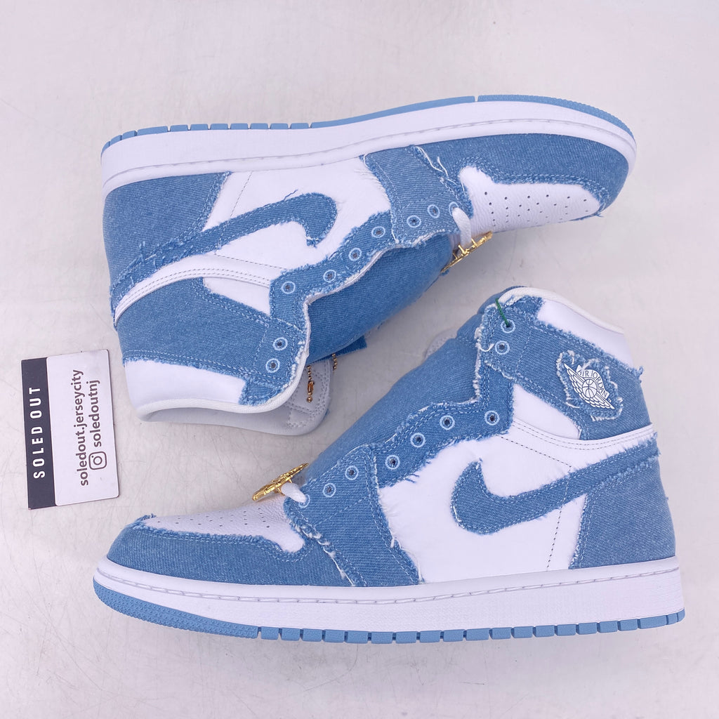 Air Jordan (W) 1 Retro High OG "Denim" 2022 New Size 12W