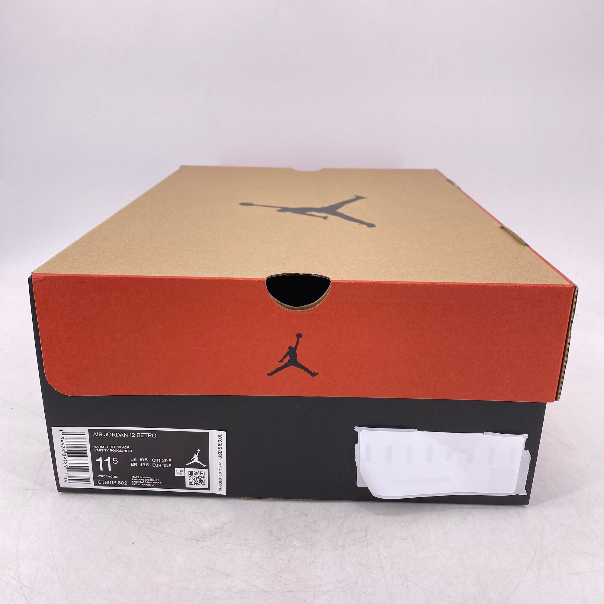 Air Jordan 12 Retro &quot;Reverse Flu Game&quot; 2020 New Size 11.5