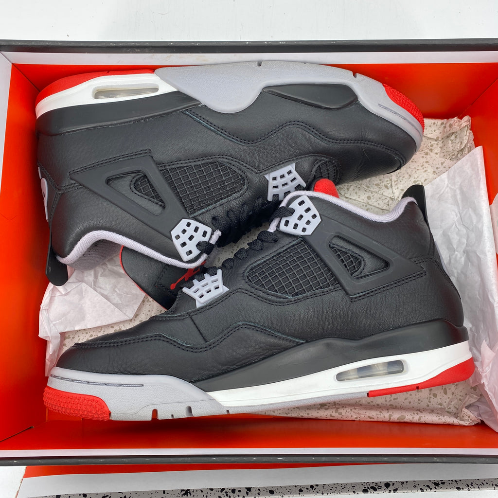 Air Jordan 4 Retro "Bred Reimagined" 2024 Used Size 9.5