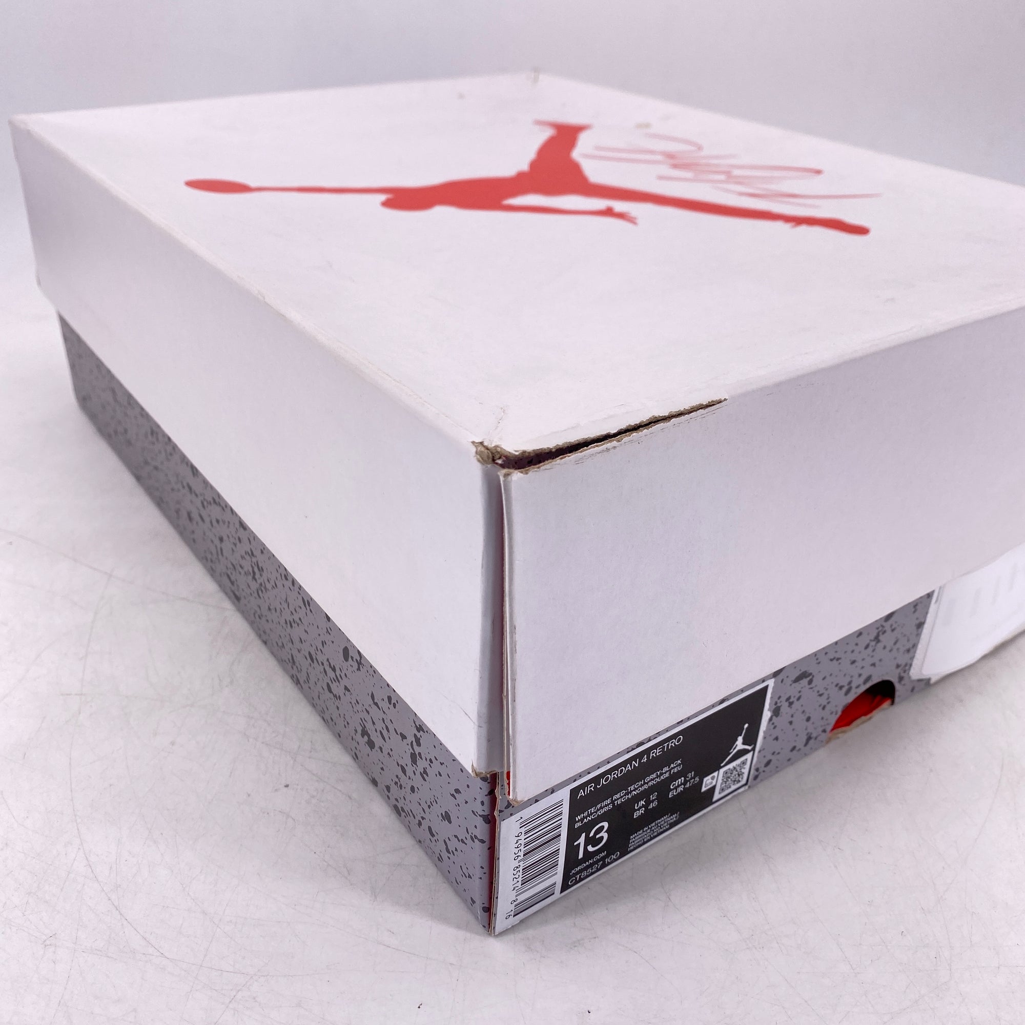 Air Jordan 4 Retro &quot;White Oreo&quot; 2021 New Size 13