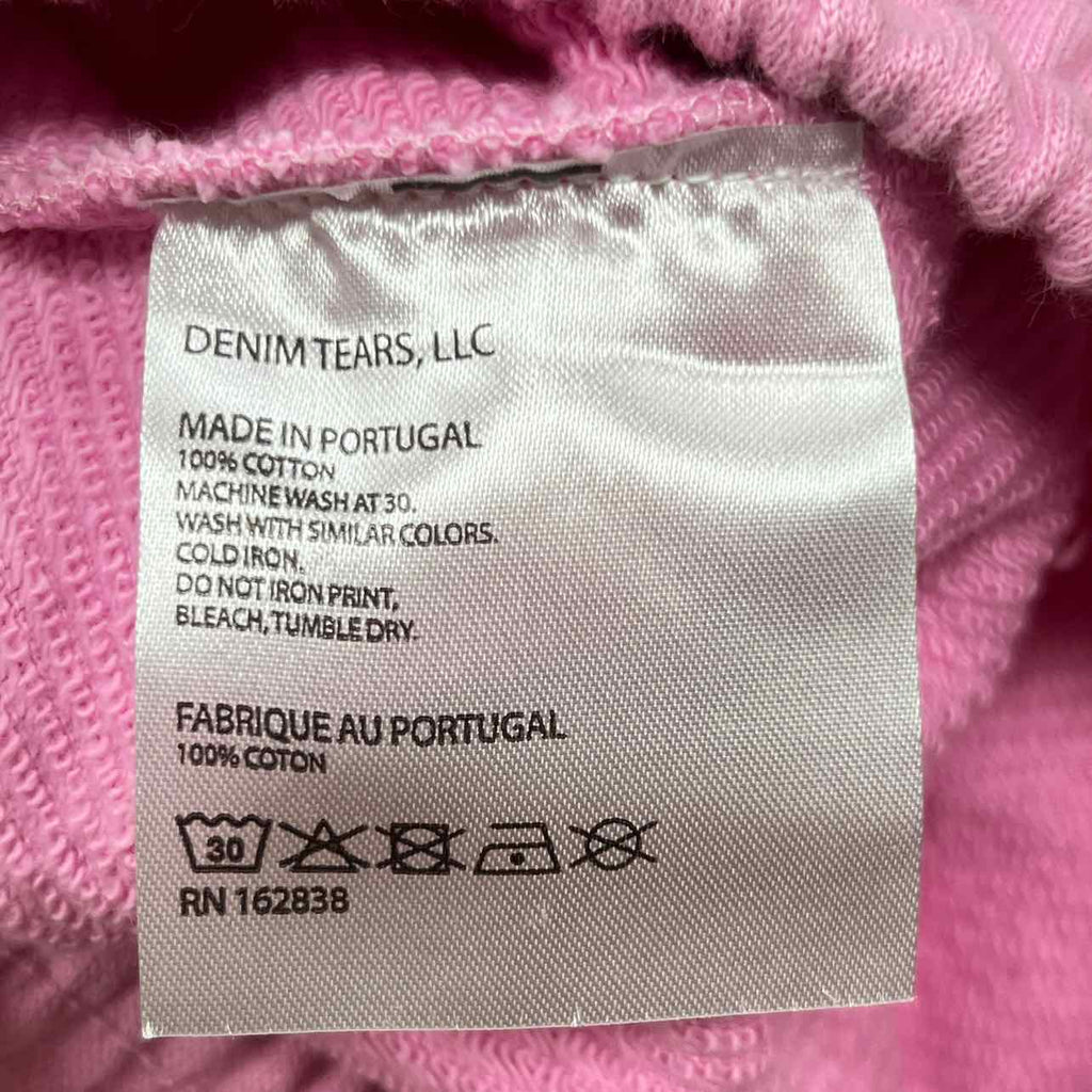 DENIM TEARS コットンリース スウェットシャツ Powder Pink Denim Tears Cashmere Hoodie - Buy at Hypeneedz