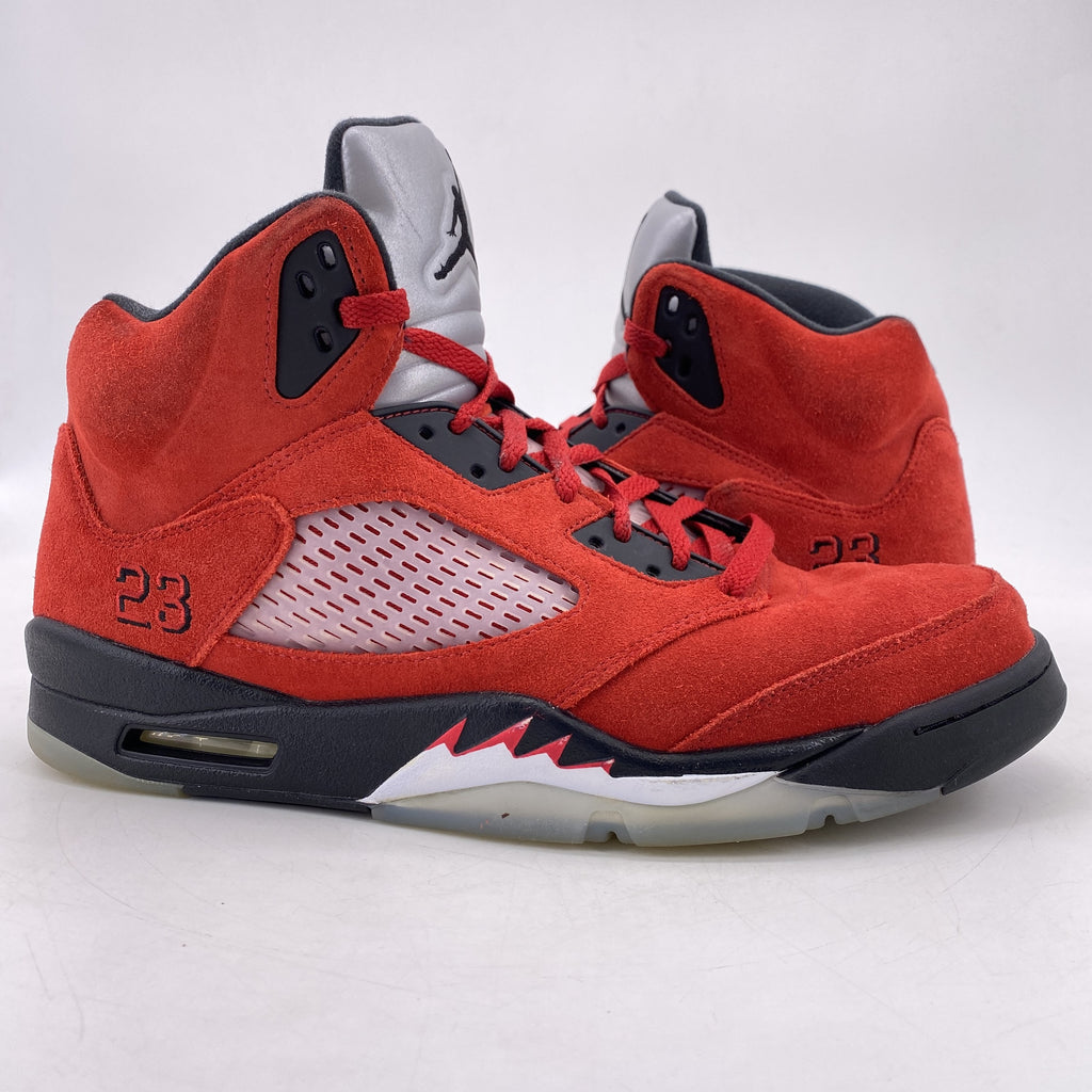 Air Jordan 5 Retro "Raging Bull Red Suede" 2021 Used Size 13