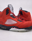 Air Jordan 5 Retro "Raging Bull Red Suede" 2021 Used Size 13