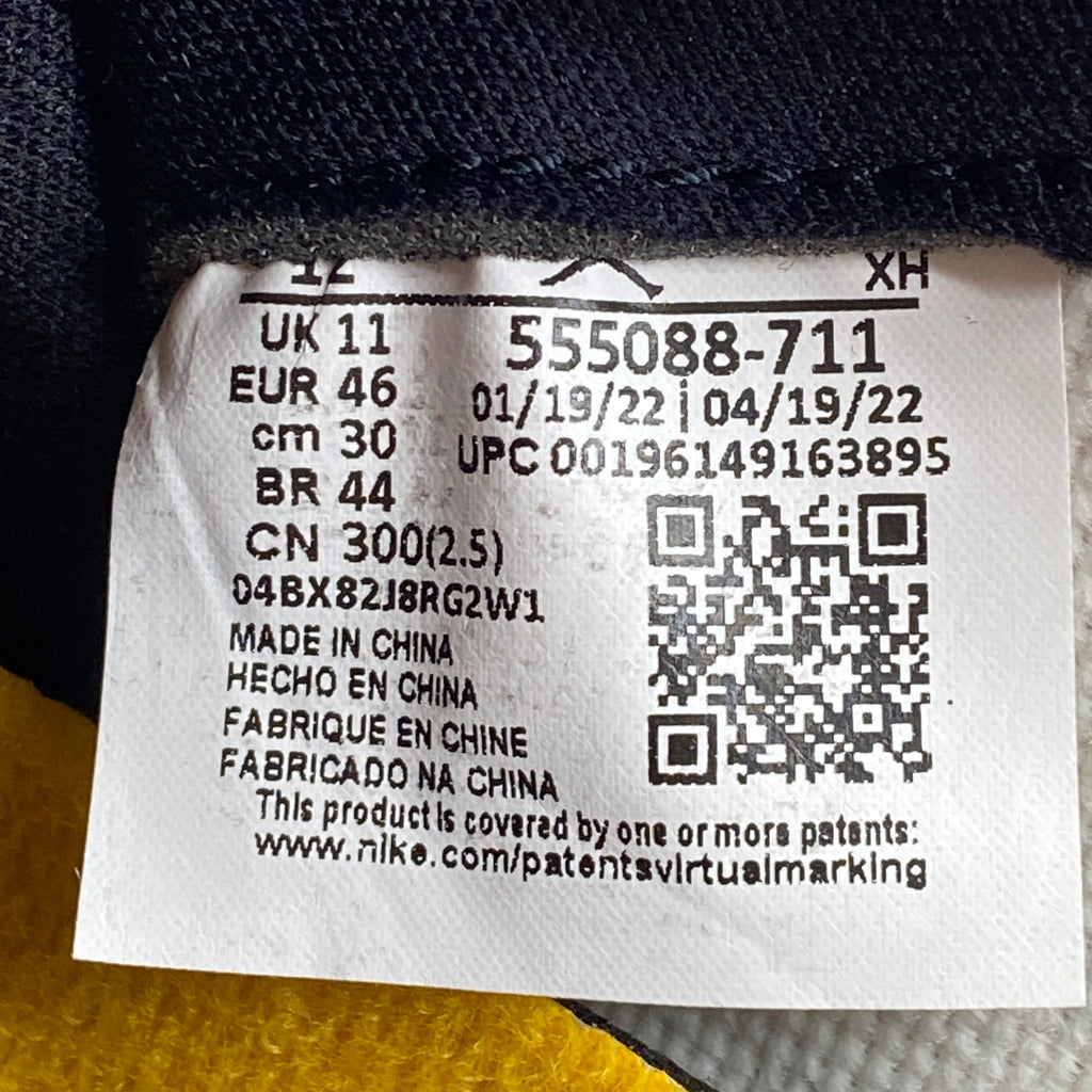 Air Jordan 1 Retro High OG "Taxi" 2022 New Size 12